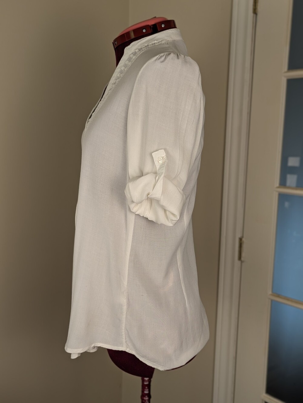 Viscose White Tunique - Picture 4 of 6